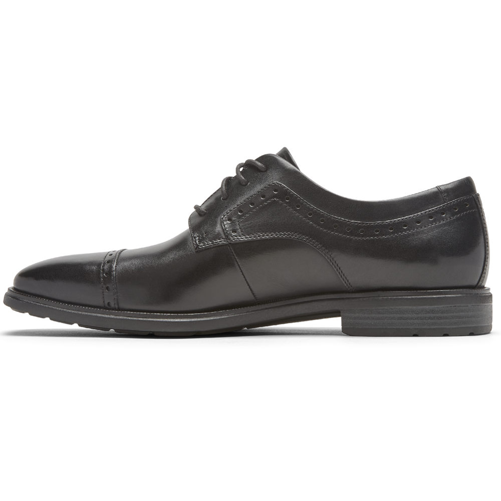 Rockport Oxfords Herre Svart - Farrow Cap Toe - ZREI29740